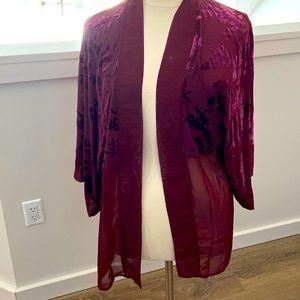 NWT collection 18 open front blouse